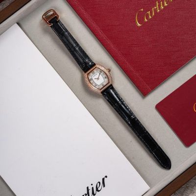 Cartier Tonneau C1Ct163 Quartz Movement 27.5*33*6.3mm Mini Lady Watch